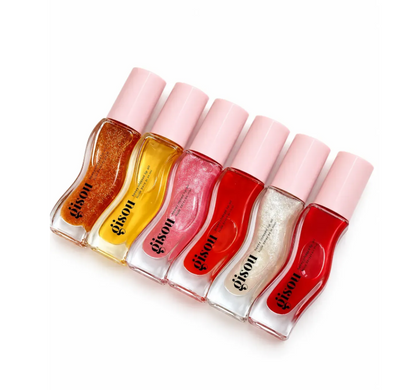 Подарочный набор блесков для губ с глянцевым эффектом Gisou Fruit Lip Gloss Set 6 штук