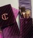 Подарунковий набір пензлів для макіяжу з оксамитовим чохлом Charlotte Tilbury Charlotte's Magic Mini Brush Set 4 пензлі