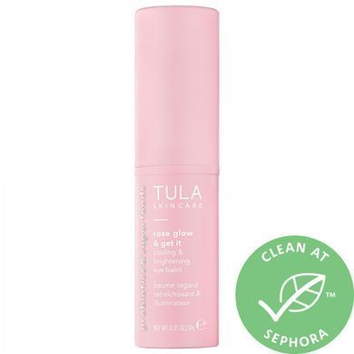 Фото Крем для очей TULA Skincare Rose Glow Get It Cooling Brightening Eye Balm 10g ROSE GLOW