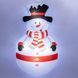 Гирлянда штора фигурки 3Д снеговика и снежинки 3м/70см 95 Led белый