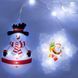 Гирлянда штора фигурки 3Д снеговика и снежинки 3м/70см 95 Led белый