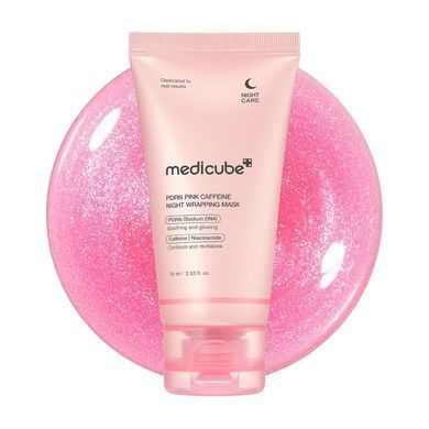 Увлажняющая ночная маска для лица Medicube PDRN Pink Caffeine Night Wrapping Mask 75 мл