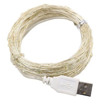 Фото Светодиодная гирлянда usb 200 led длина 20м капля росы C61486-50w
