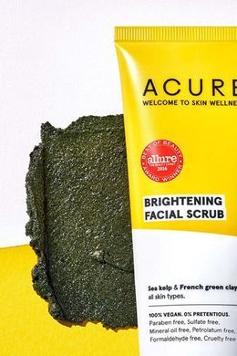 Фото Очищающий скраб для лица Acure Brightening Facial Scrub 118 мл  Organics