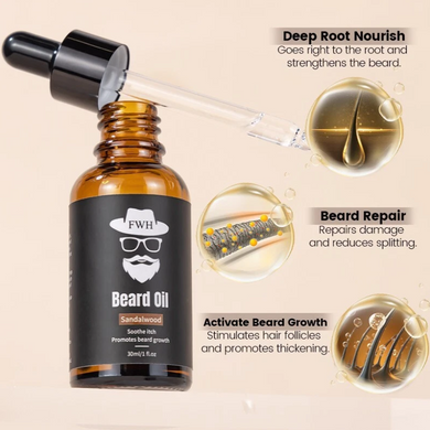 Фото Масло для бороды FWH Beard Oil Sandalwood, 30 мл Beard Oil Sandalwood