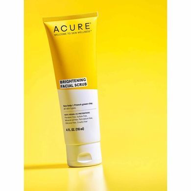 Фото Очищающий скраб для лица Acure Brightening Facial Scrub 118 мл  Organics