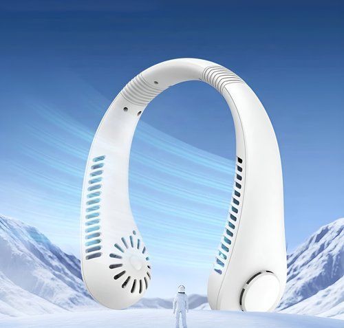 Фото Портативный вентилятор на шею Leafless Hanging Neck Fan X5 Neck Fan X5