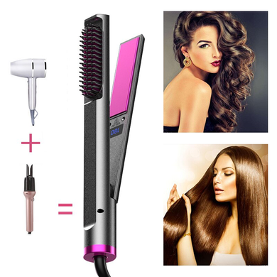 Фото Выпрямитель для волос Hair Straightener 3 в 1 3221234