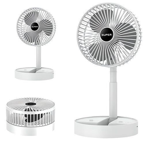 Фото Настільний вентилятор акумуляторний Telescopic Folding Fan Folding Fan 1