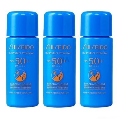 Фото Набор миниатюр и полноразмерного SPF-средства Shiseido The Perfect Protector SPF 50+ PA++++ 50 мл + 7&times;7 мл 50 мл + 7&times;7 мл