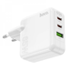 Блок живлення Type-C та USB-A Hoco C115A 65W