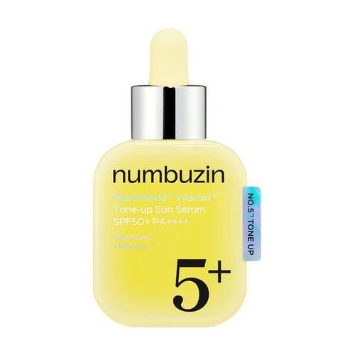 Сонцезахисна сироватка для обличчя Numbuzin No.5+ Glutathione Vitamin Tone-Up Sun Serum SPF50+ PA++++ 30 мл