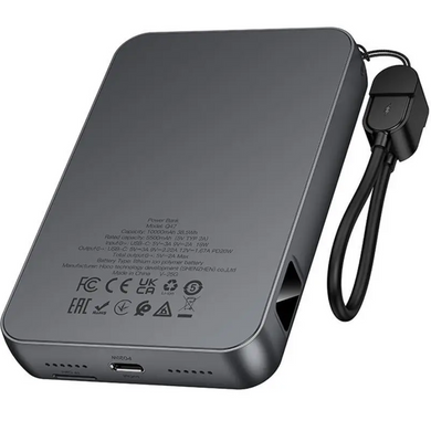 Фото Павербанк 10000mAh з встроенной игровой консолью быстрой зарядкой и кабелем Type-C HOCO Q47 Q47