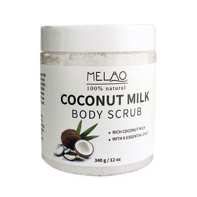 Фото Скраб для тіла Melao Body Scrub Coconut Milk 340 г Melao Coconut 340