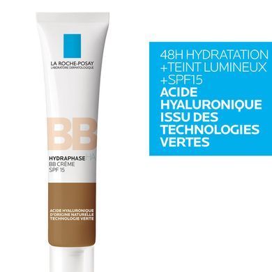 Тонирующий BB-крем для лица La Roche-Posay Hydraphase HA BB Cr&egrave;me SPF 15 Teinte Fonc&eacute;e 40 мл