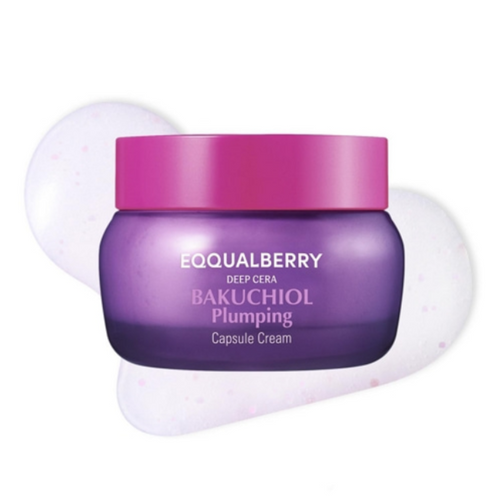 Фото Антивіковий капсульний крем для обличчя EQQUALBERRY Bakuchiol Plumping Capsule Cream, 50 мл Bakuchiol Plumping Capsule