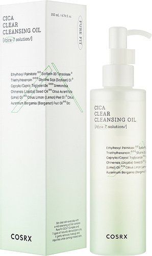 Фото Гидрофильное масло для лица CosRX Cica Clear Cleansing Oil, 200 мл Cica Oil
