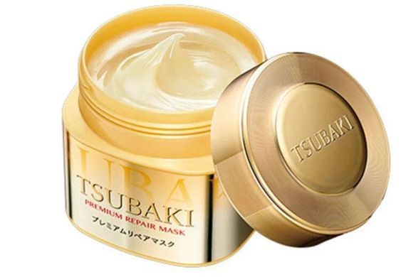 Интенсивная восстанавливающая маска для волос TSUBAKI Premium EX Repair Mask Gold 180 г