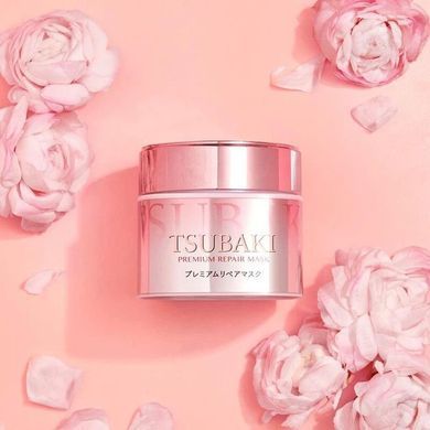 Маска для мягкости и блеска волос TSUBAKI Premium Repair Mask Pink 180 г