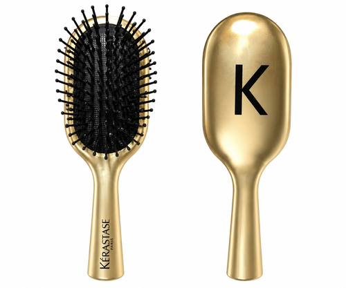 Фото Професійна щітка для волосся з масажною основою Kerastase Paris Gold  Золотистий