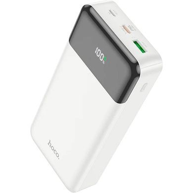 Фото Павербанк Hoco J102A Cool Figure 20000 mAh зі швидкою зарядкою PD 20W QC 3.0 та дисплеєм білий J102A білий