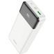 Павербанк Hoco J102A Cool Figure 20000 mAh зі швидкою зарядкою PD 20W QC 3.0 та дисплеєм білий