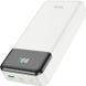 Павербанк Hoco J102A Cool Figure 20000 mAh зі швидкою зарядкою PD 20W QC 3.0 та дисплеєм білий