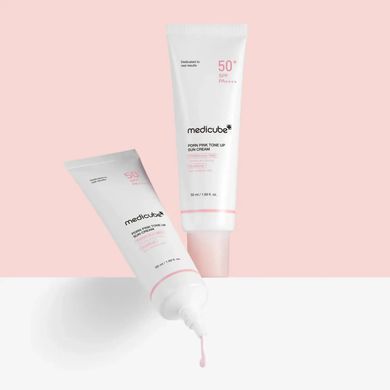 Тонирующий SPF-крем для лица Medicube PDRN Pink Tone Up Sun Cream SPF 50+ PA++++ 50 мл