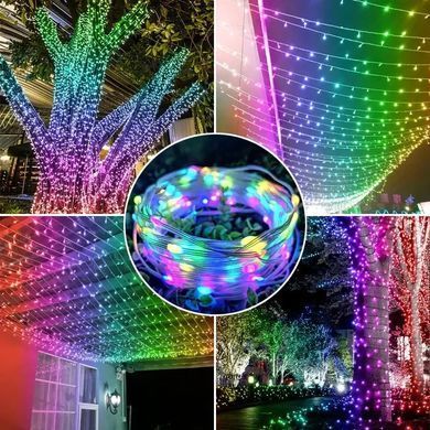 Фото Світлодіодна гірлянда стрічка Led RGB 10м з пультом Led10