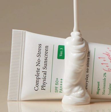 Фото Солнцезащитный крем Axis-y Complete No-Stress Physical Sunscreen SPF50+ PA++++, 50 мл Complete No-Stress Physical