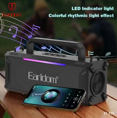 Фото Портативная Bluetooth-колонка с LED-подсветкой Earldom A37 A37