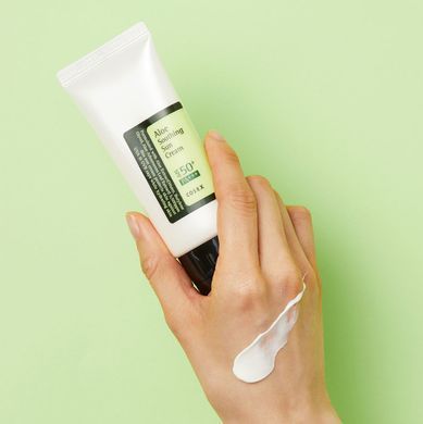 Фото Зволожуючий крем SPF 50+/PA+++ Cosrx Aloe Soothing Sun Cream 50 мл Aloe Сream