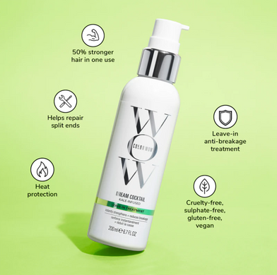 Фото Тоник для волос Color WOW Kale Cocktail Kale infused breakage, 200 мл Kale infused breakage