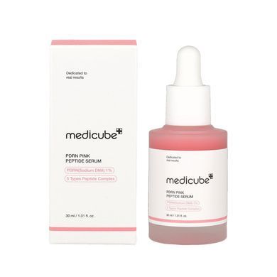 Фото Відновлювальна сироватка з полінуклеотидами та пептидами Medicube PDRN Pink Peptide Serum, 30 мл Peptide Serum