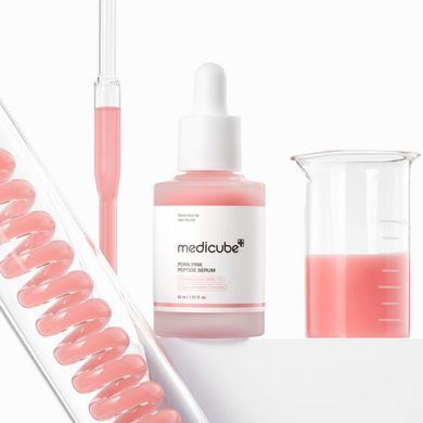 Фото Відновлювальна сироватка з полінуклеотидами та пептидами Medicube PDRN Pink Peptide Serum, 30 мл Peptide Serum