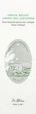 Фото Очищающая гелевая пенка для умывания Dr. Althea Pro Lab Green Relief Amino Gel Cleanser с аминокислотами, 100 мл Relief Amino Gel Cleanser