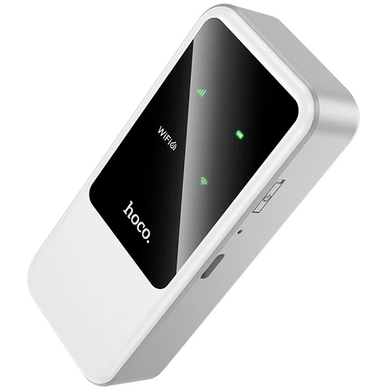 Фото Портативный Wi-Fi роутер Hoco HI42 WiFi 6 2.4 ГГц White HI42
