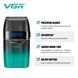 Зелений шейвер VGR V-308 Professional Foil Shaver 9000 RPM з LCD-дисплеєм