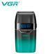 Зелений шейвер VGR V-308 Professional Foil Shaver 9000 RPM з LCD-дисплеєм