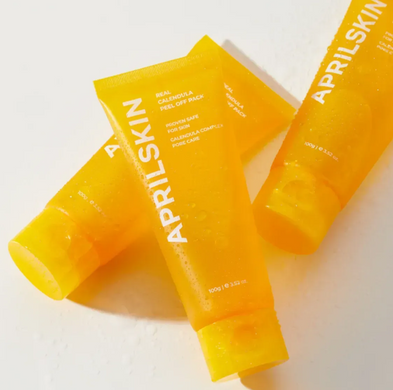 Фото Маска-пілінг для обличчя Aprilskin Real Calendula Peel Off Pack, 100 г Calendula Peel Off Pack