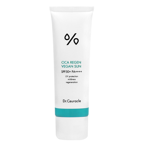 Фото Солнцезащитный крем для лица Dr.Ceuracle Cica Regen Vegan Sun Gel SPF 50+ Vegan Sun Gel
