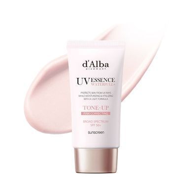Фото Тонирующий солнцезащитный крем для лица d'Alba Waterfull Tone-Up Sun Cream SPF50+ PA++++ 50 мл pink correcting