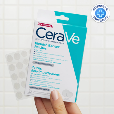 Фото Патчи для лица CeraVe Blemish Barrier Patches 22 шт Barrier Patches