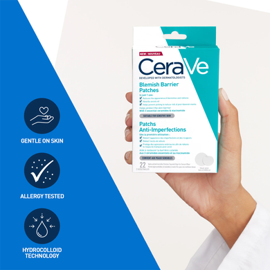 Фото Патчи для лица CeraVe Blemish Barrier Patches 22 шт Barrier Patches