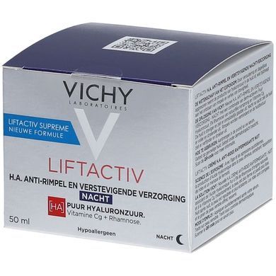 Фото Ночной крем от морщин Vichy Liftactiv H.A. Anti-Rimpel Verstevigende 50 ml Verstevigende