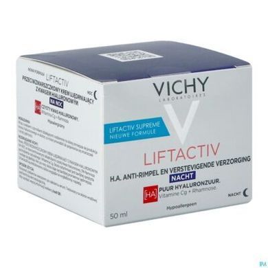 Фото Ночной крем от морщин Vichy Liftactiv H.A. Anti-Rimpel Verstevigende 50 ml Verstevigende