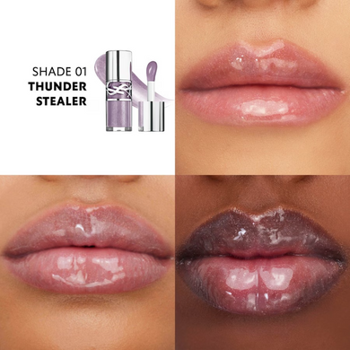 Фото Увлажняющий блеск для губ YSL Loveshine Plumping Lip Oil Gloss   1 Thunder Stealer