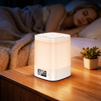 Фото Нічник з годинником Hoco HX15 Portable Night Light With Clock HX15