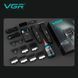 VGR V-640 S3 Barber Combo 3 в 1 набор для стрижки волос, бороды и бритья черный