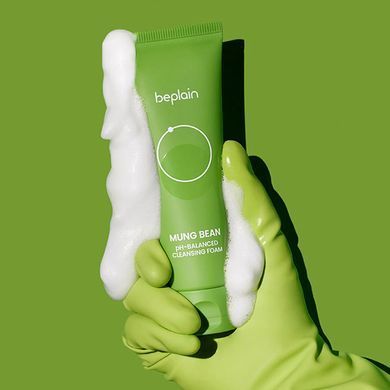Фото Очищаюча піна для вмивання Beplain Mung Bean pH-Balanced Cleansing Foam 80ml Beplain80